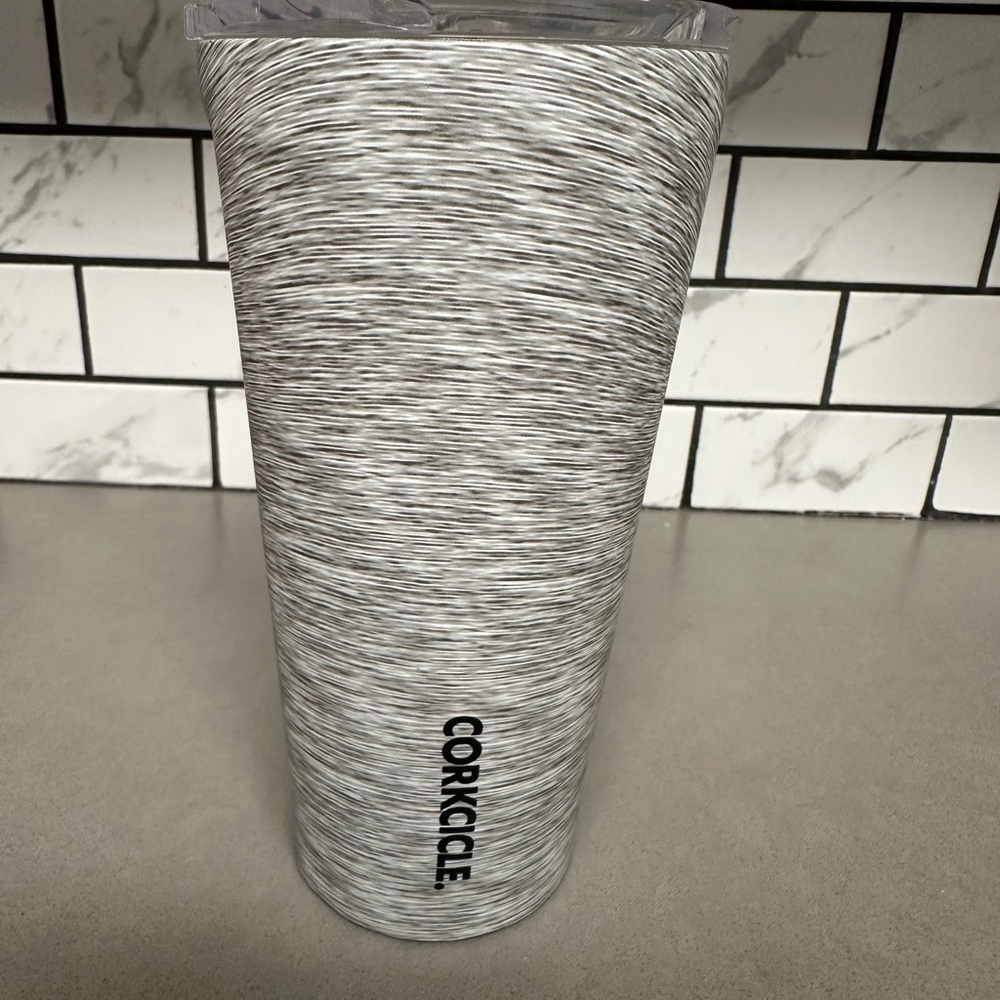 Corkcicle heather grey tumbler